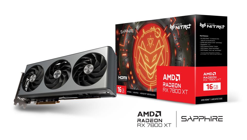 SAPPHIRE AMD Radeon RX 7800 XT 16 GB GDDR6