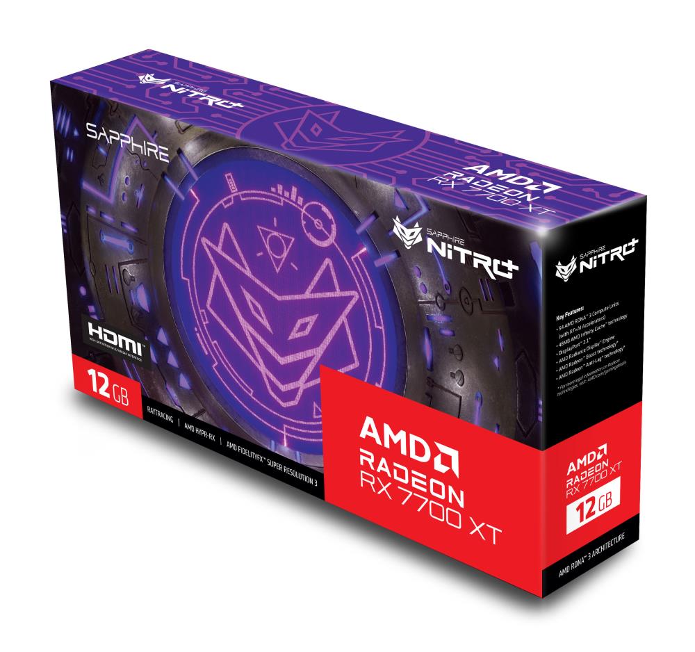 SAPPHIRE AMD Radeon RX 7700 XT 12 GB GDDR6
