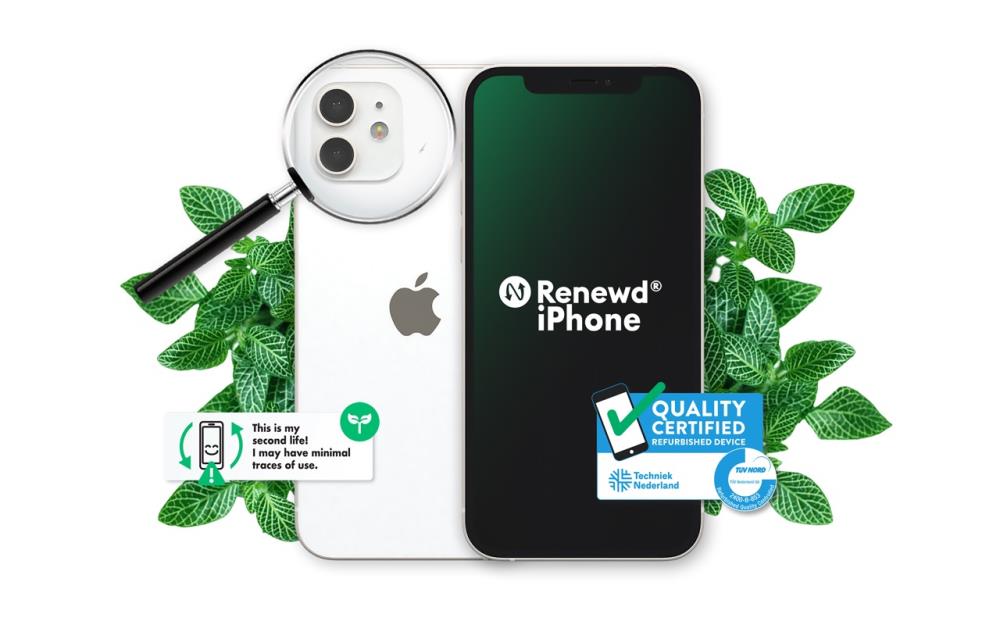 MOBILE PHONE IPHONE 12 128GB/WHITE RND-P192128 APPLE RENEWD