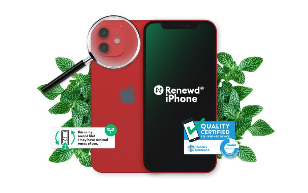 MOBILE PHONE IPHONE 12 128GB/RED RND-P196128 APPLE RENEWD