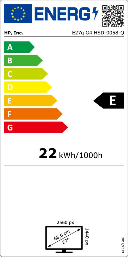 HP E27q G4 27" Panel IPS