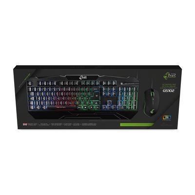 KEYBOARD+ MOUSE GS102 BLACK/MRGS102-UK MEDIARANGE