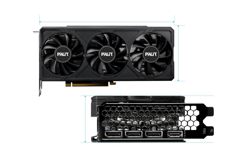 PALIT NVIDIA GeForce RTX 4060 Ti 16 GB GDDR6