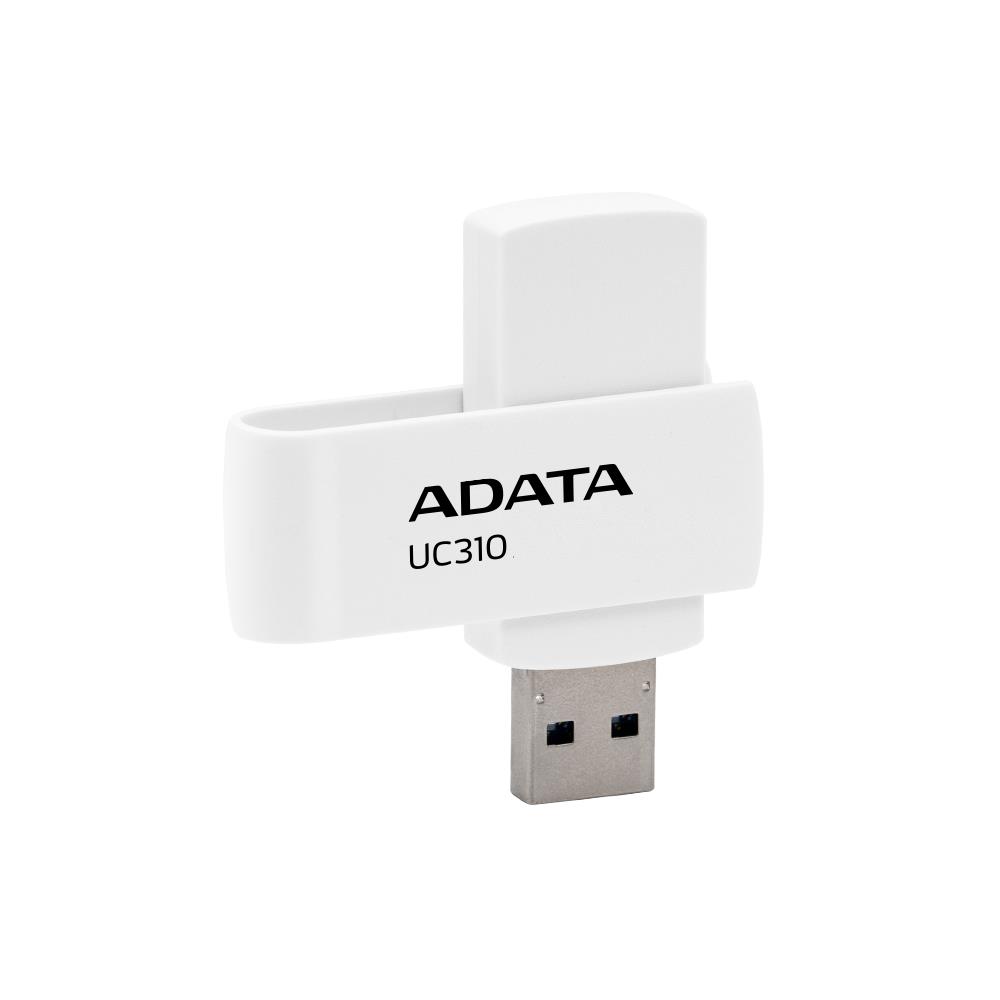 MEMORY DRIVE FLASH USB3.2 128G/WHITE UC310-128G-RWH ADATA