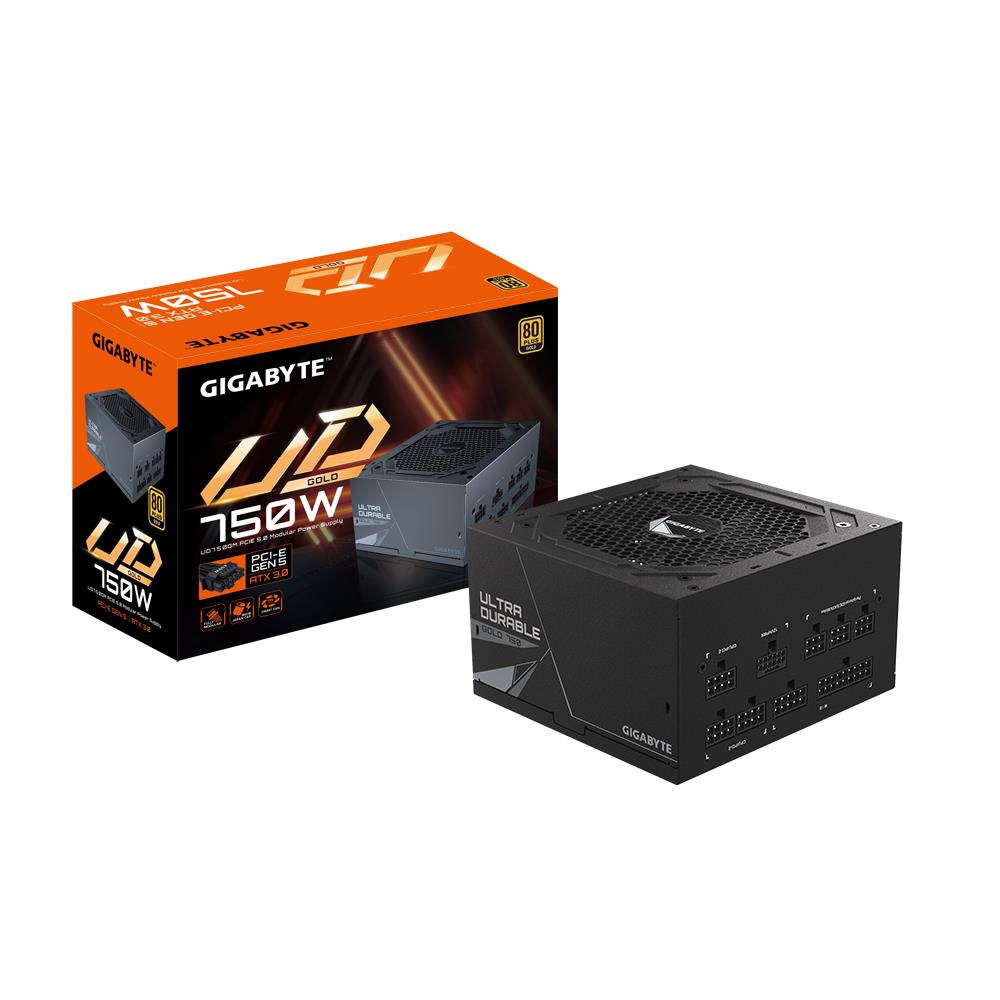 GIGABYTE 750 Watts Efficiency 80 PLUS GOLD PFC Active