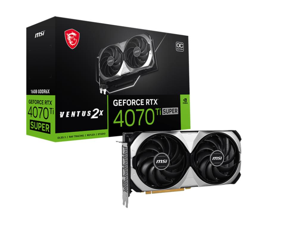 MSI NVIDIA GeForce RTX 4070 Ti SUPER 16 GB GDDR6X