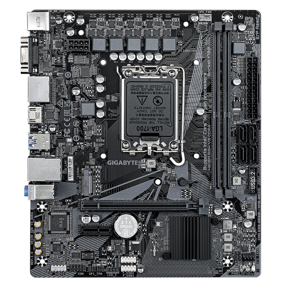 GIGABYTE Intel H610 LGA1700 Micro-ATX