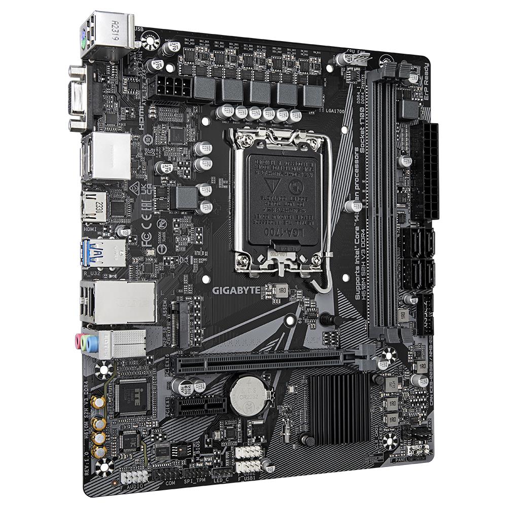 GIGABYTE Intel H610 LGA1700 Micro-ATX