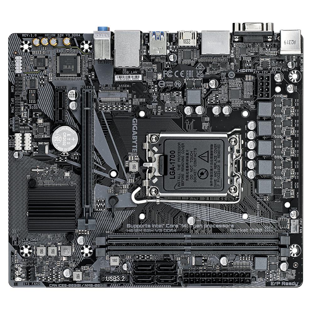 GIGABYTE Intel H610 LGA1700 Micro-ATX