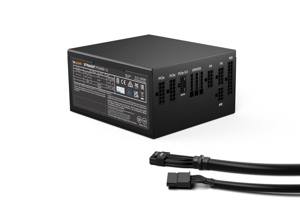 CASE PSU ATX 1000W STRAIGHT/POWER 12 BN338 BE QUIET