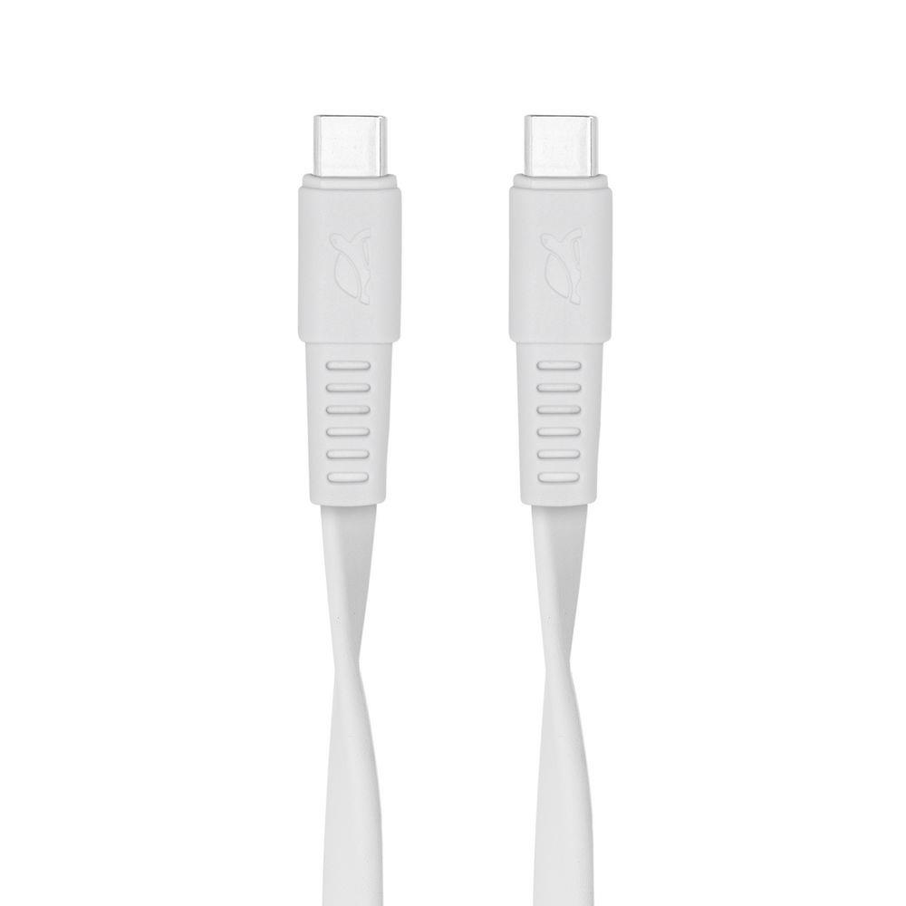 CABLE USB-C TO USB-C 1.2M/WHITE PS6005 WT12 RIVACASE