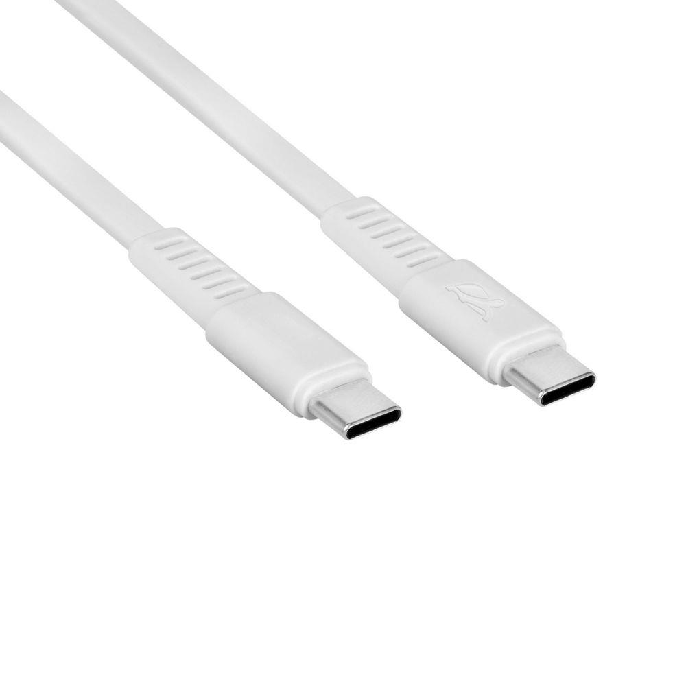 CABLE USB-C TO USB-C 1.2M/WHITE PS6005 WT12 RIVACASE