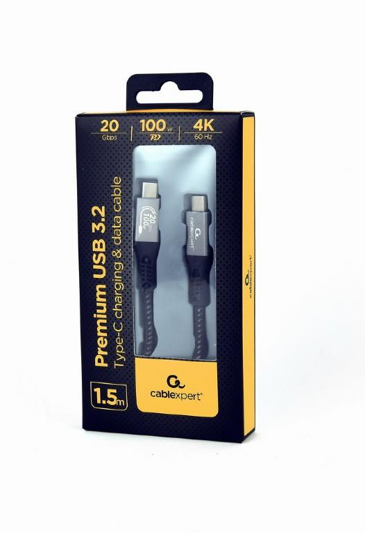 CABLE USB-C TO USB-C 1.5M/CCBP-USB3-CMCM100-1.5M GEMBIRD