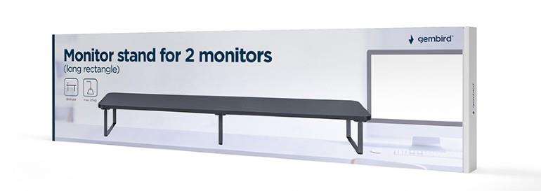 DISPLAY ACC ADJUSTABLE STAND/RECTANGLE MS-TABLE2-01 GEMBIRD