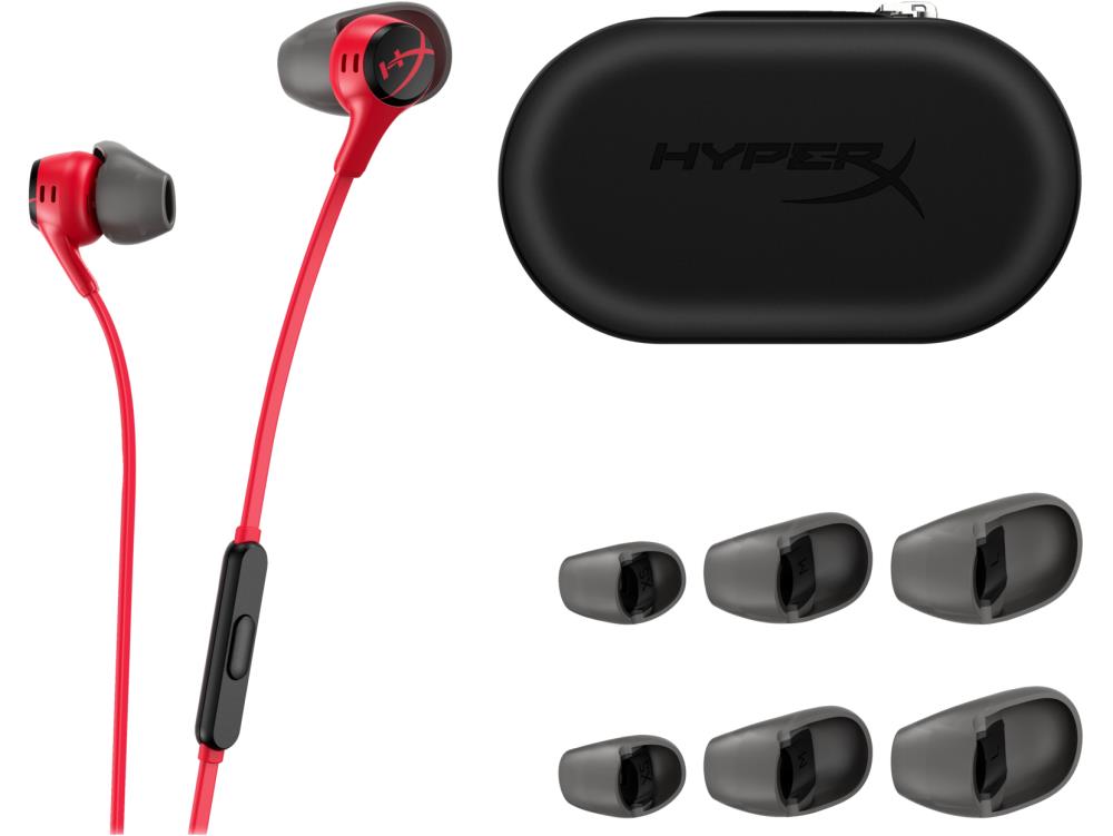 HEADSET HYPERX CLOUD EARBUDS/II RED 705L8AA HYPERX