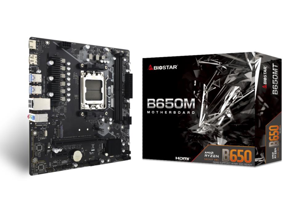 BIOSTAR AMD B650 SAM5 Micro-ATX