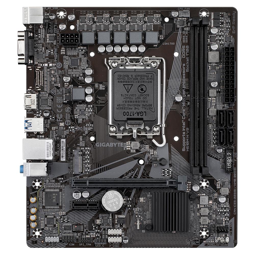 GIGABYTE Intel H610 LGA1700 Micro-ATX