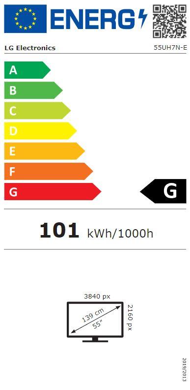 DISPLAY LCD 55"/55UH7N-E LG