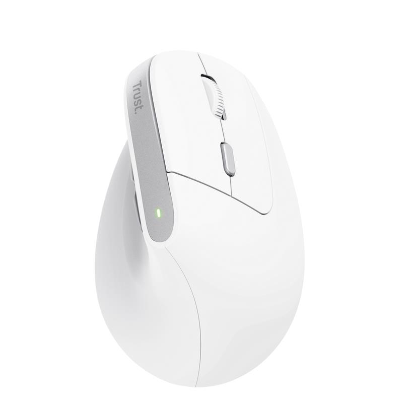 MOUSE USB OPTICAL WRL BAYO II/ERGO WHT 25398 TRUST