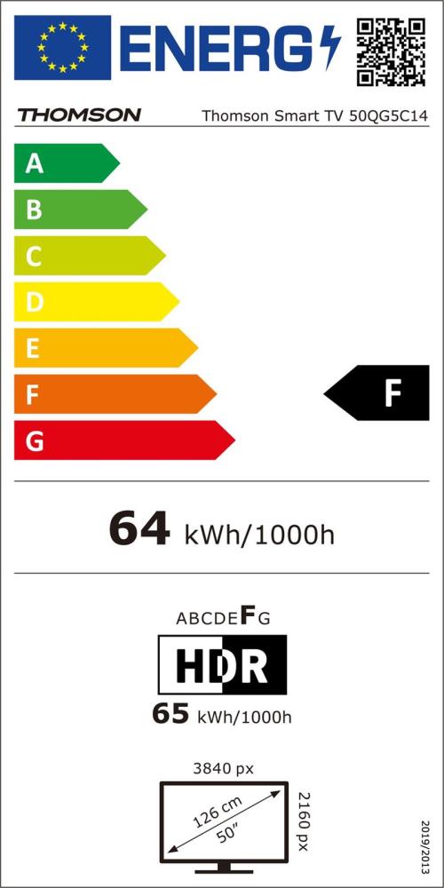 THOMSON 50" 4K/Smart QLED