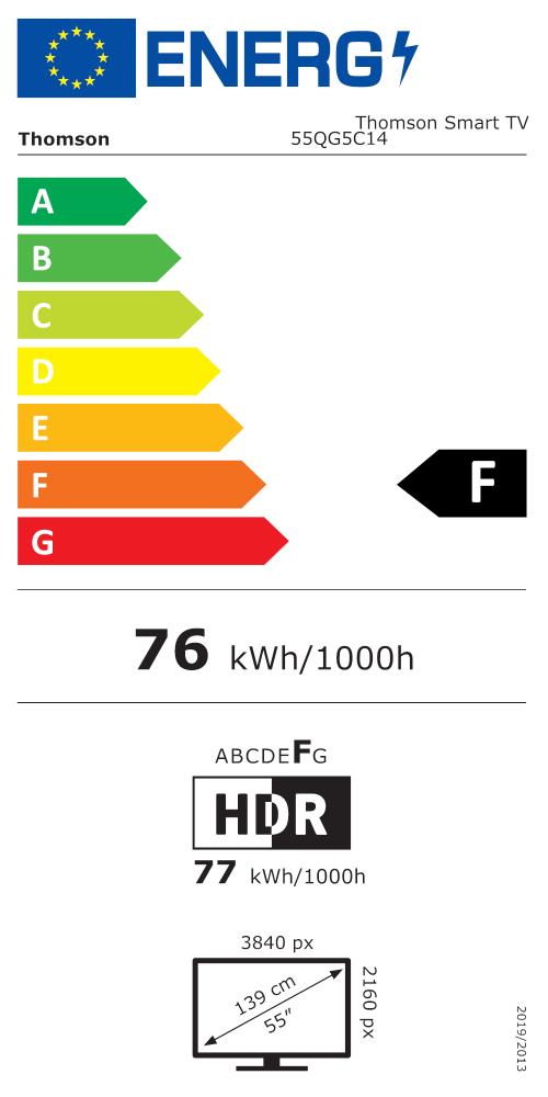 THOMSON 55" 4K/Smart QLED