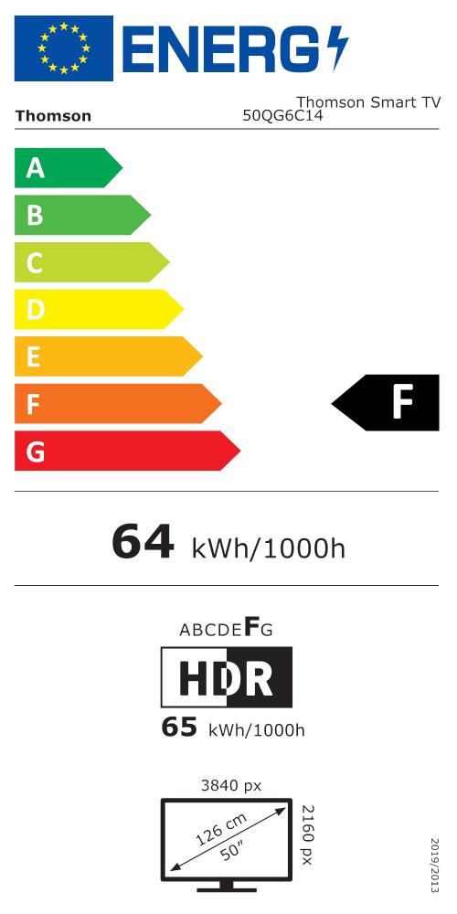 THOMSON 50" 4K/Smart QLED