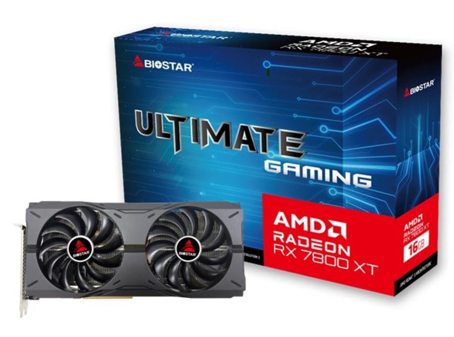 BIOSTAR AMD Radeon RX 7800 XT 16 GB GDDR6