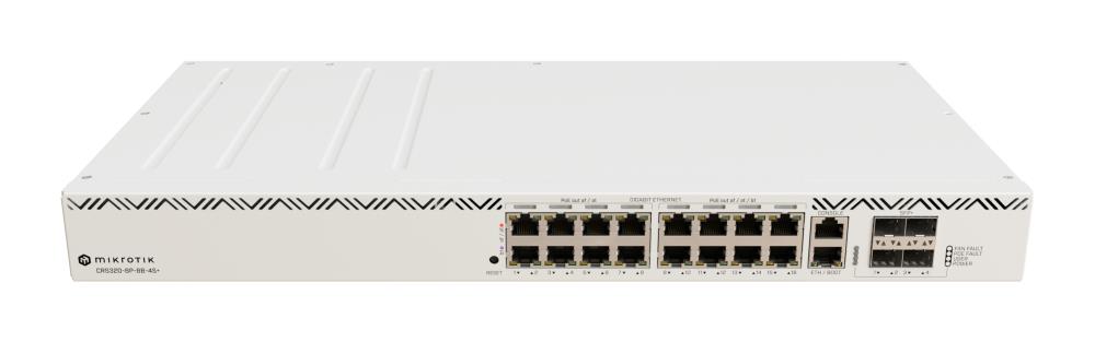 MIKROTIK CRS320-8P-8B-4S+RM 17x10Base-T / 100Base-TX / 1000Base-T 4xSFP+