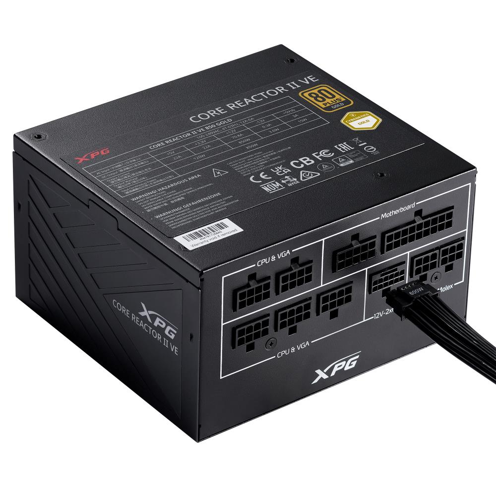 ADATA CORE REACTOR II VE 750 Watts Efficiency 80 PLUS GOLD
