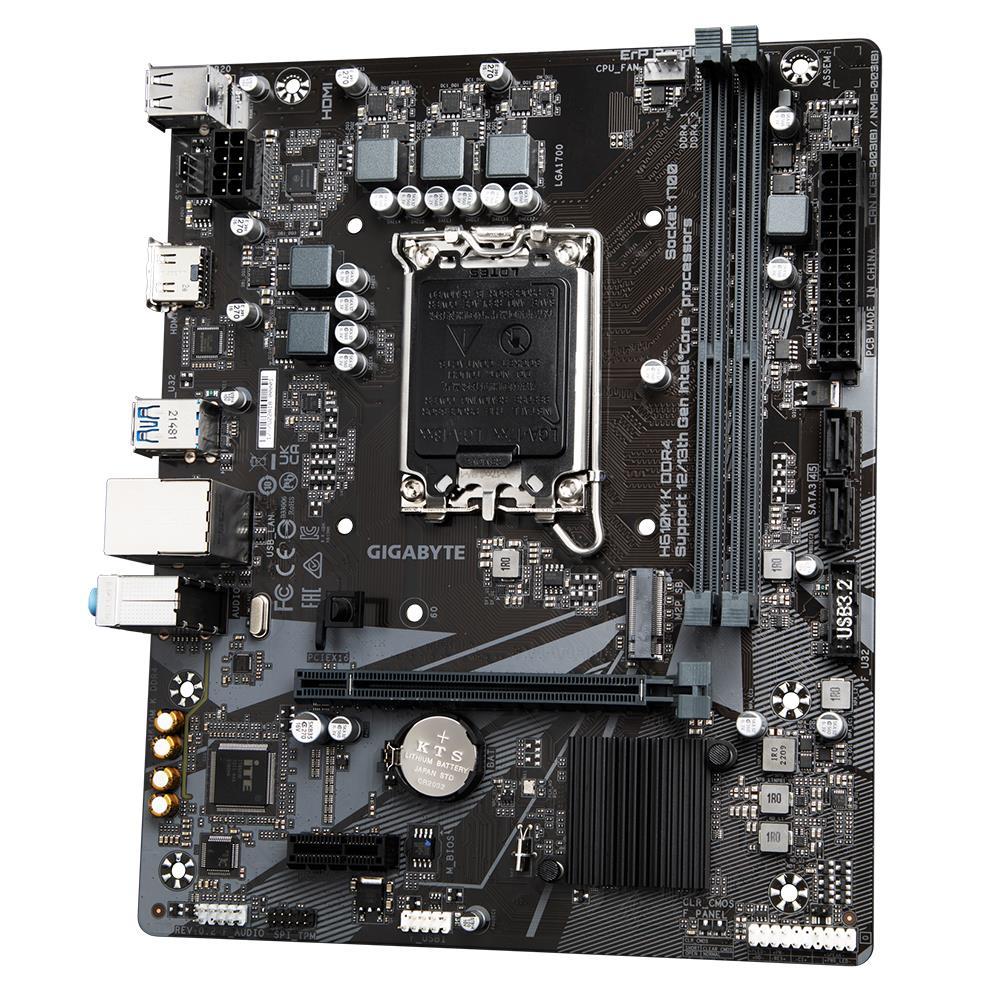 GIGABYTE Intel H610 LGA1700 Micro-ATX