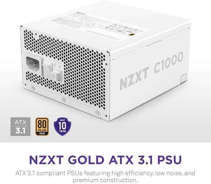 NZXT PA-0G2BW-EU 1000 Watts Efficiency 80 PLUS GOLD