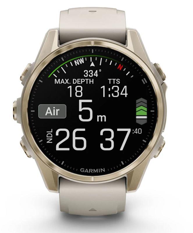 SMARTWATCH FENIX 8 SAPPHIRE/SOFT GOLD 010-02903-11 GARMIN