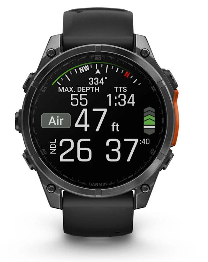 SMARTWATCH FENIX 8/SLATE GRAY 010-02904-00 GARMIN