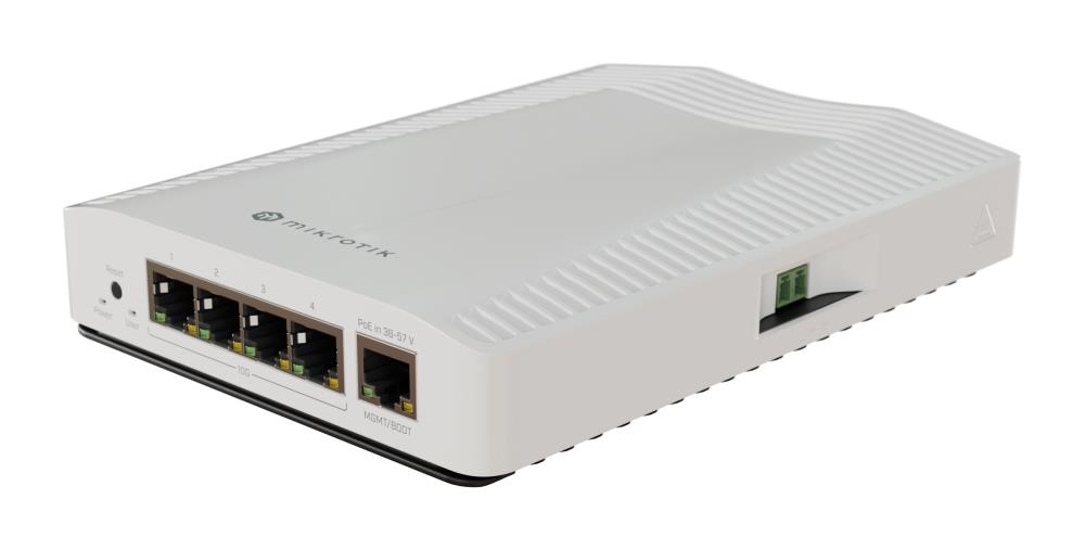 MIKROTIK 1x10Base-T / 100Base-TX / 1000Base-T 4x10GbE PoE ports 1