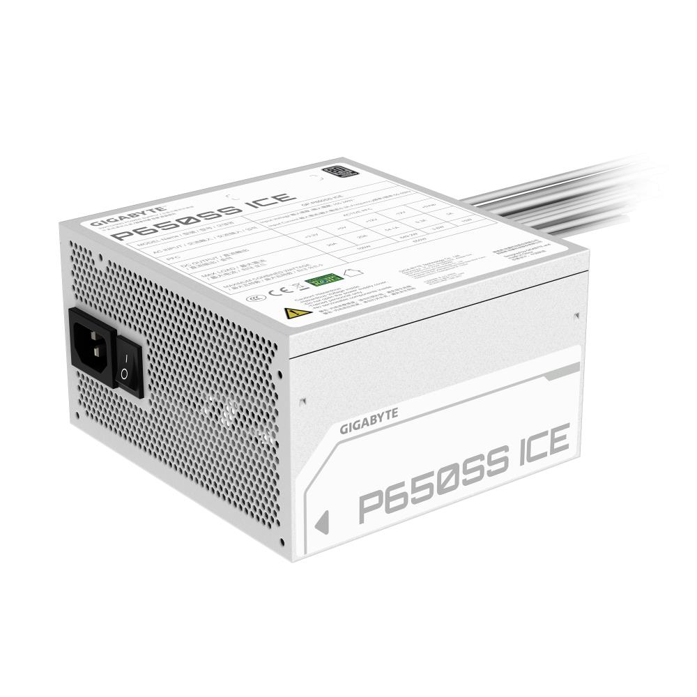 GIGABYTE GP-P650SS ICE 650 Watts Efficiency 80 PLUS SILVER