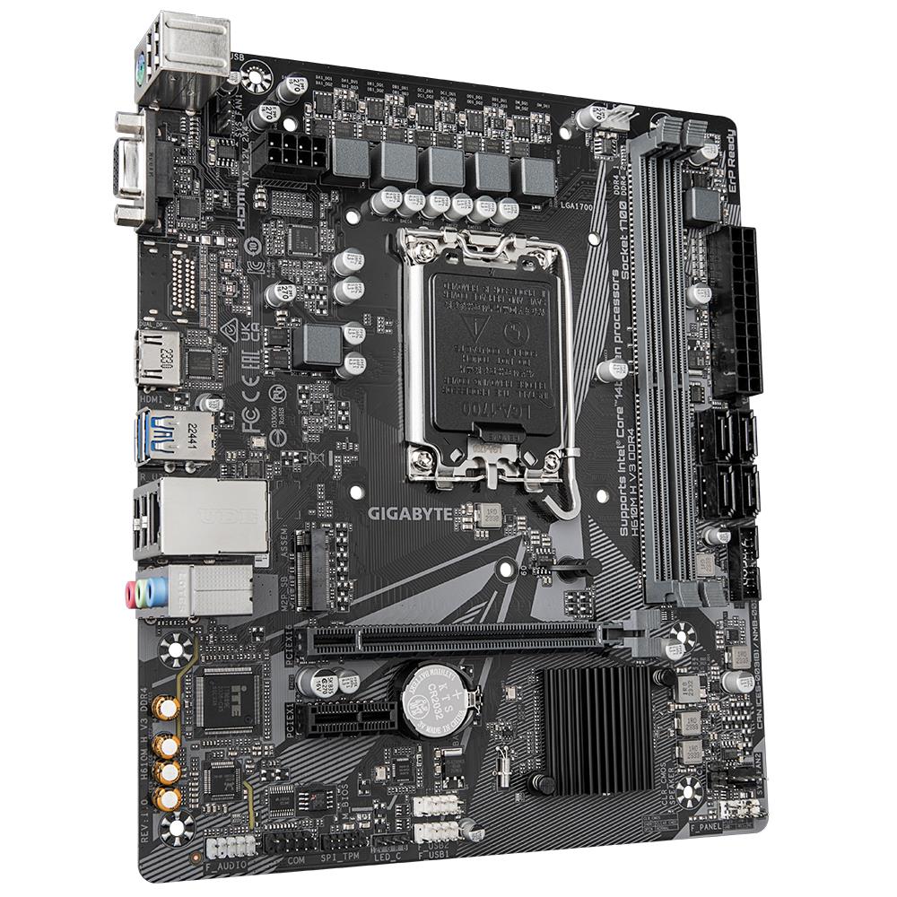 GIGABYTE Intel H610 LGA1700 Micro-ATX