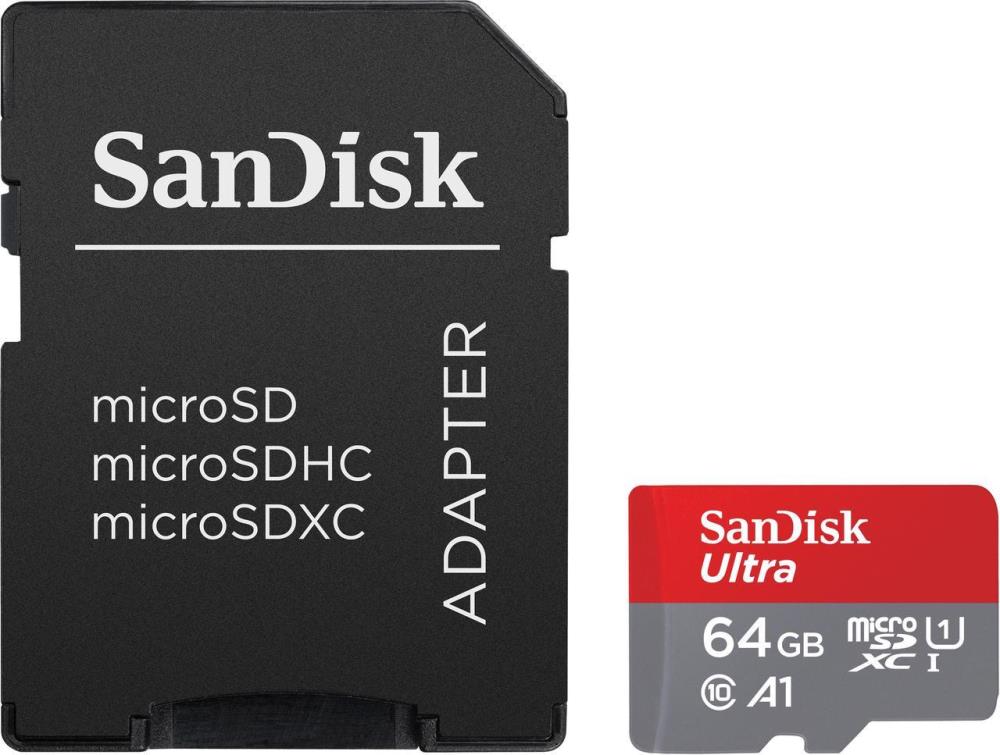 MEMORY MICRO SDXC 64GB UHS-I/W/A SDSQUAB-064G-GN6MT SANDISK