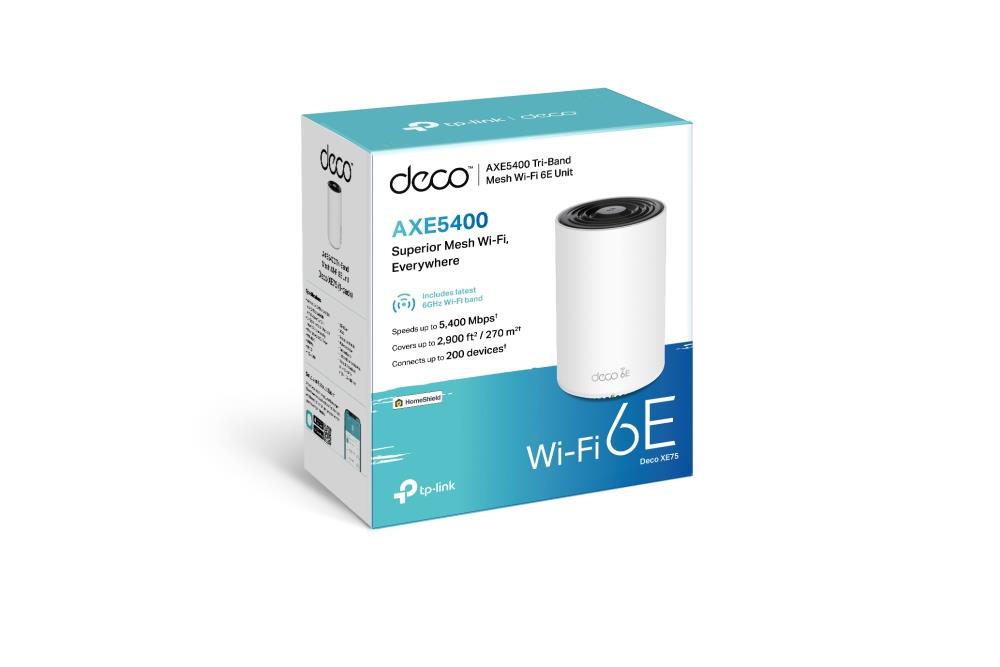 WRL MESH ROUTER 5400MBPS/DECO XE75(1-PACK) TP-LINK