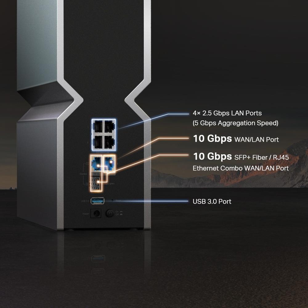 WRL ROUTER 19000MBPS WI-FI 7/TRI-BAND ARCHER BE800 TP-LINK