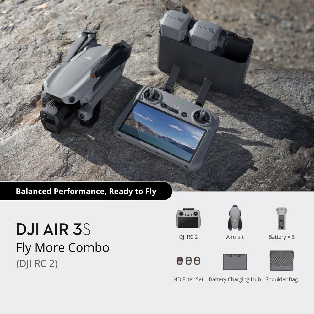 DJI Air 3S Fly More Combo (DJI RC 2) Consumer CP.MA.00000816.03