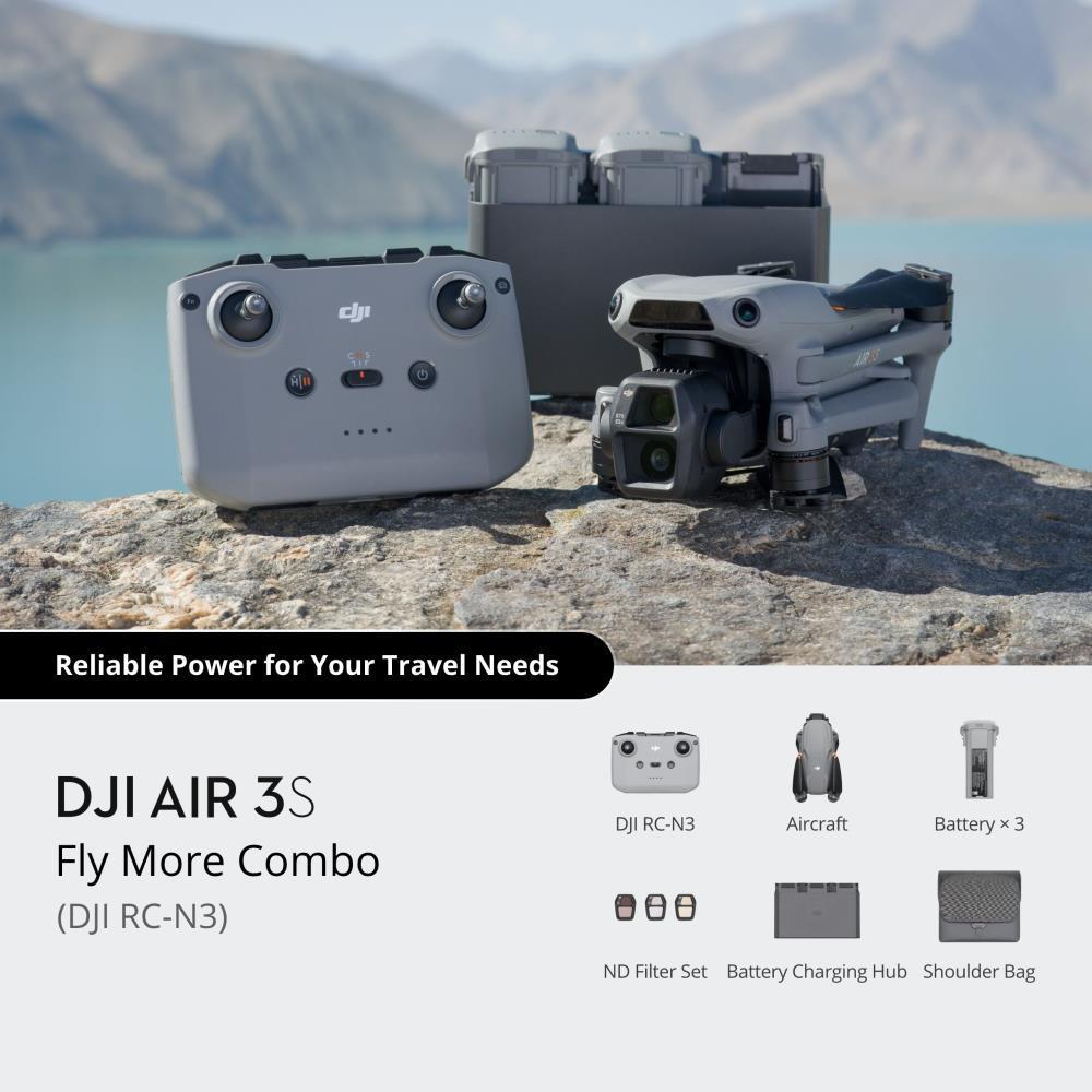 DJI Air 3S Fly More Combo (DJI RC-N3) Consumer CP.MA.00000815.03