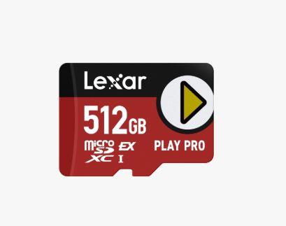 MEMORY MICRO SDXC 512GB UHS-I/PLAY LMSXPS0512G-BNNNG LEXAR