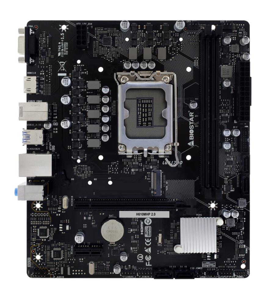 BIOSTAR Intel H610 LGA1700 Micro-ATX