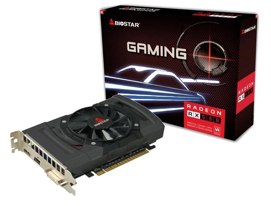 BIOSTAR AMD Radeon RX 550 4 GB GDDR5