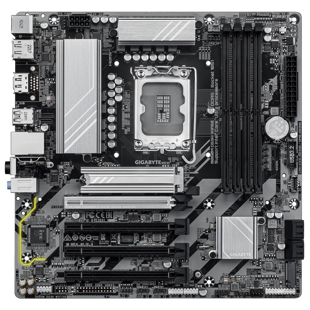 GIGABYTE Intel B860 Express LGA1851 Micro-ATX