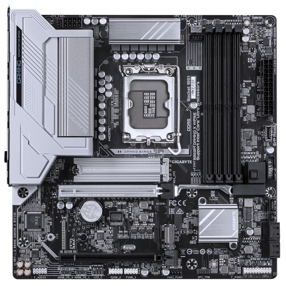 GIGABYTE Intel B860 Express LGA1851 Micro-ATX