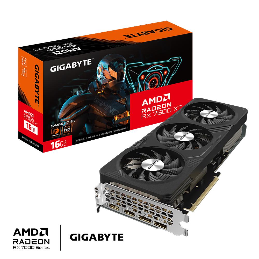 GIGABYTE AMD Radeon RX 7600 XT 16 GB GDDR6