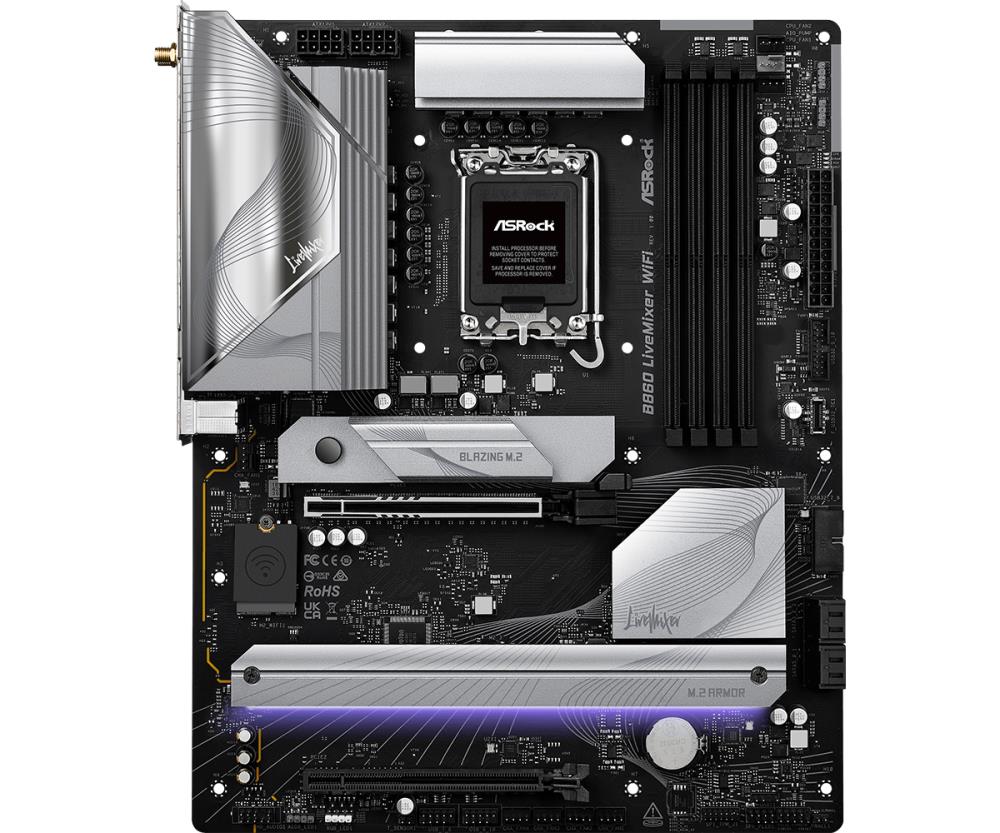 ASROCK Intel B860 Express LGA1851 ATX