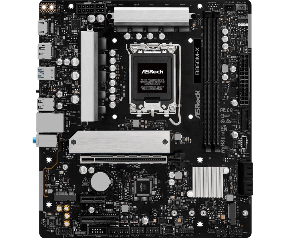 ASROCK Intel B860 Express LGA1851 Micro-ATX