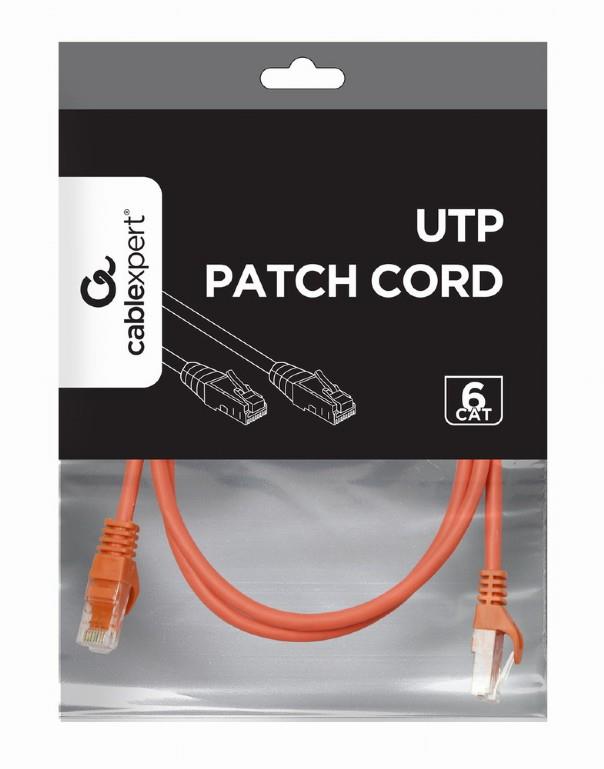 PATCH CABLE CAT6 UTP 1.5M/RED PP6U-1.5M/R GEMBIRD